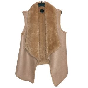 Ashley Stewart faux fur vest